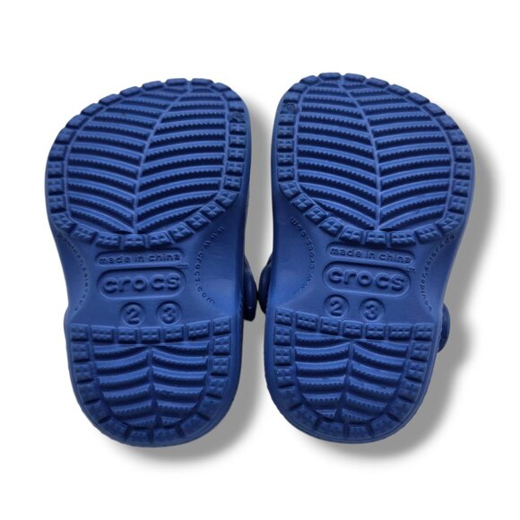 Crocs Littles Clog Child‎ 2 3 Blue Bolt 11441 - Picture 8 of 9